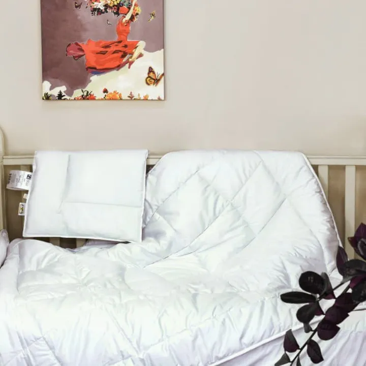 GRASS BABY COTTON / КОТТОНИ 100x135 / 40x60 Комплект детский хлопковый: одеяло всесезонное и подушка G-BC-113