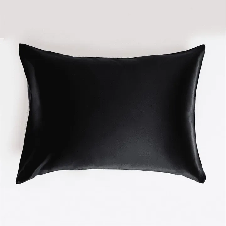 GRASS DIAMOND BLACK / БЛИССЕН 50х70 Шелковая наволочка G-205070