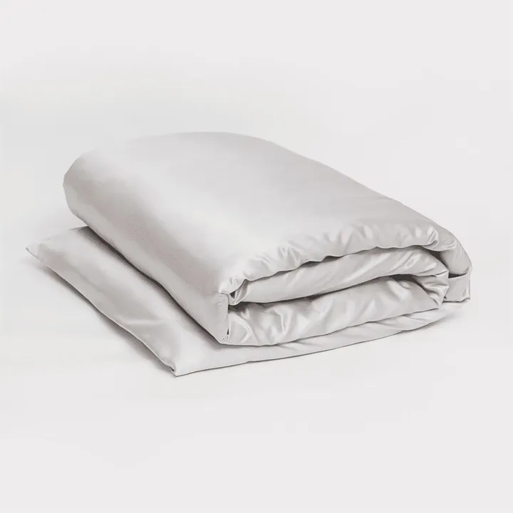 GRASS SILVERY GREY 150х200 Пододеяльник шелковый G-22150200