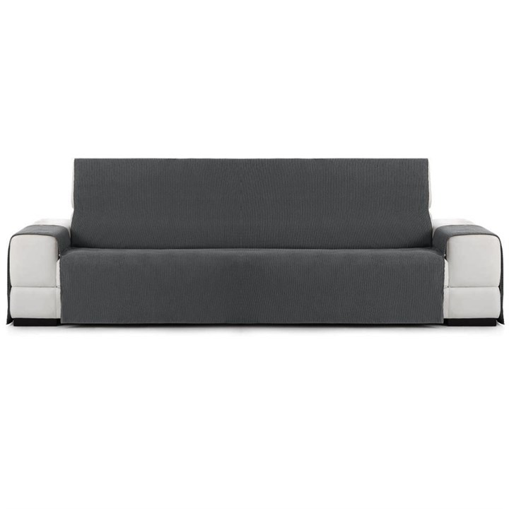 ISLANDIYA AQUASTOP 200 см Непромокаемая накидка на 3-х местный диван, цвет: темно-серый - фото 151798