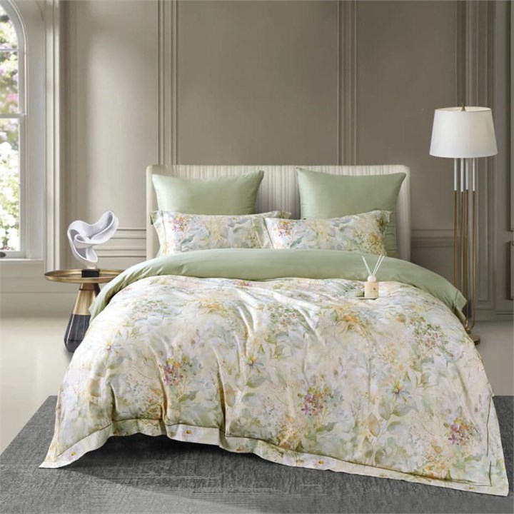 ASABELLA 2220-6 Постельное белье евро: фланель, тенсел/хлопок 2220-6