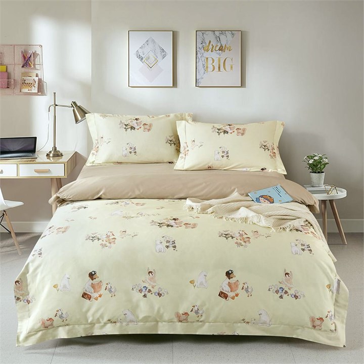 ASABELLA 2266-4XS Постельное белье 1,5-спал.: люкс-сатин, египетский хлопок Premium 2266-4XS