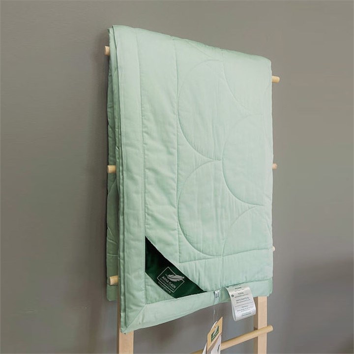 FLAUM FARBE 200х220 Одеяло стеганое легкое, цвет: мята NF-462071