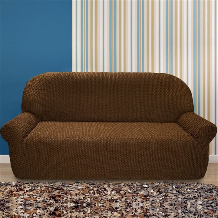 ГАЛАНТ МАРОН Чехол на 4-х местный диван от 230 до 270 см - фото 24752