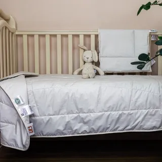 BABY ORGANIC LINEN / ОРГАНИ 100x150 / 40х60 Комплект в кроватку: одеяло всесезонное и подушка G-BOC-115