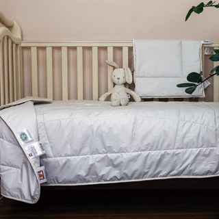 BABY ORGANIC LINEN 100x135/40х60 Комплект в кроватку: одеяло всесезонное и подушка