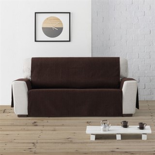 ISLANDIYA AQUASTOP BROWN Непромокаемая накидка на диван (150 см)