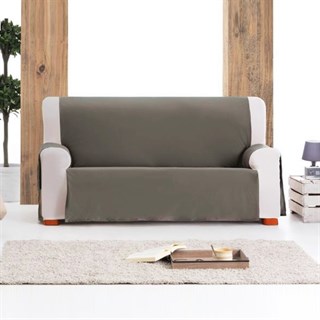 ISLANDIYA AQUASTOP Непромокаемая накидка на диван (150 см), цвет: серый