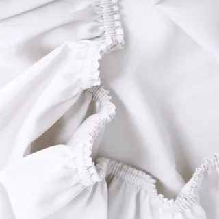GRASS NOBLE TRADITIONS GLACE WHITE 90х200х40 Простыня на резинке G-5902002