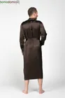 CHOCOLATE / ШОКОЛАД XXXXL (56-58) Мужской шелковый халат, 100% Mulberry MRCH2004XL
