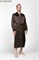 CHOCOLATE XXXXL (56-58) Мужской шелковый халат, 100% Mulberry MRCH2004XL - фото 102811