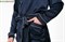 BRILLIANT DARK BLUE PREMIUM L (48-50) Мужской шелковый халат, 100% Mulberry MRNAVYB200L