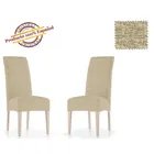 Чехлы на стулья со спинкой Мальта, бежевый, 2 шт. ECH_4/201-8