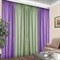 Комбинированные шторы Габриэль (выс.250), фисташковый/сиреневый 72541