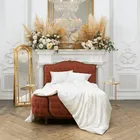 GRASS CREAMY WHITE / БЛИССЕН Евро: Шелковое постельное белье G-2120050