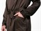 CHOCOLATE XXXL (54-56) Мужской шелковый халат, 100% Mulberry MRCH2003XL