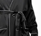 BLACK PREMIUM / ЧЕРНЫЙ ПРЕМИУМ PREMIUM XXXL (54-56) Мужской шелковый халат, 100% Mulberry MRBL2003XL-p