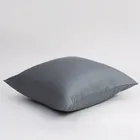 БРИЛЛИАНТ серый | Наволочки 70x70 см, 2 шт. | сатин, 100% тенсел G-177070