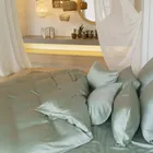 БРИЛЛИАНТ Олив | Пододеяльник 160x220 см | сатин, 100% тенсел G-18160220