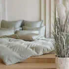 GRASS OLIVE BRILLIANT / БРИЛЛИАНТ ОЛИВКОВЫЙ 160х200х40 Простыня на резинке G-18160200