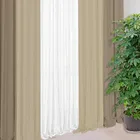 Готовые шторы Кармен Дуэт 270х300, 2 шт. светло-бежевый/бежевый 530005