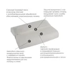Memoform Wave Classico Ортопедическая подушка 60x43x11/10 см MFVC