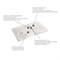 Memoform Maxi Classico Ортопедическая подушка 72x42x15 см MFMC - фото 193200