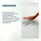 PrimaNotte Deluxe Standard 64x37,5x10,5 Подушка анатомическая с эффектом памяти PNDS-64