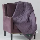 FLAUM FARBE 150х200 Одеяло стеганое легкое, цвет: фиолетовый/серый NF-461573
