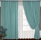 Готовые шторы Блэкаут-Софт Бирюза с подхватами - фото 99241